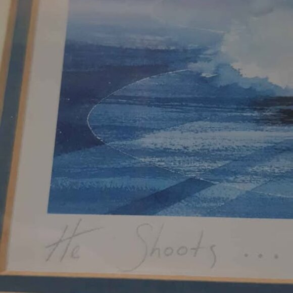 "He Shoots" is a painting by Hanne Lore Koehler - Picture 3 of 5